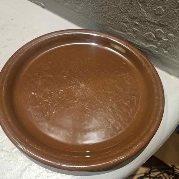 Set of 2 Chocolate Fiestaware Salad Plates 9" - Picture 3 of 5